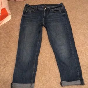 SALE! WHBM Slim Crop Jeans sz8 Curvy EUC